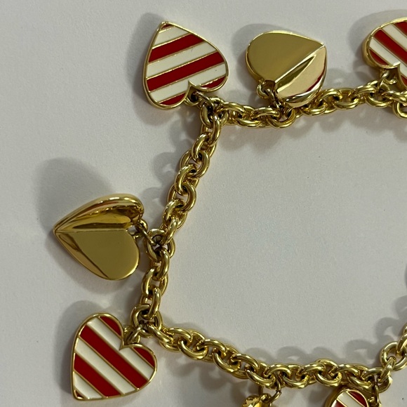 Talbots Striped Heart and Bracelet Set - Picture 6 of 7